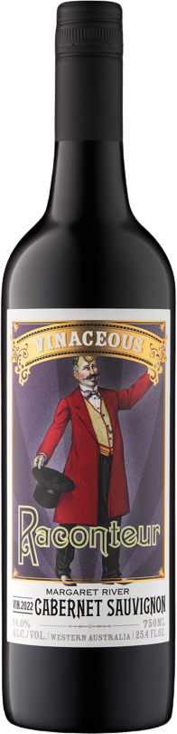 Vinaceous Wines Raconteur Margaret River Cabernet Sauvignon 2023 bottle — Margaret River